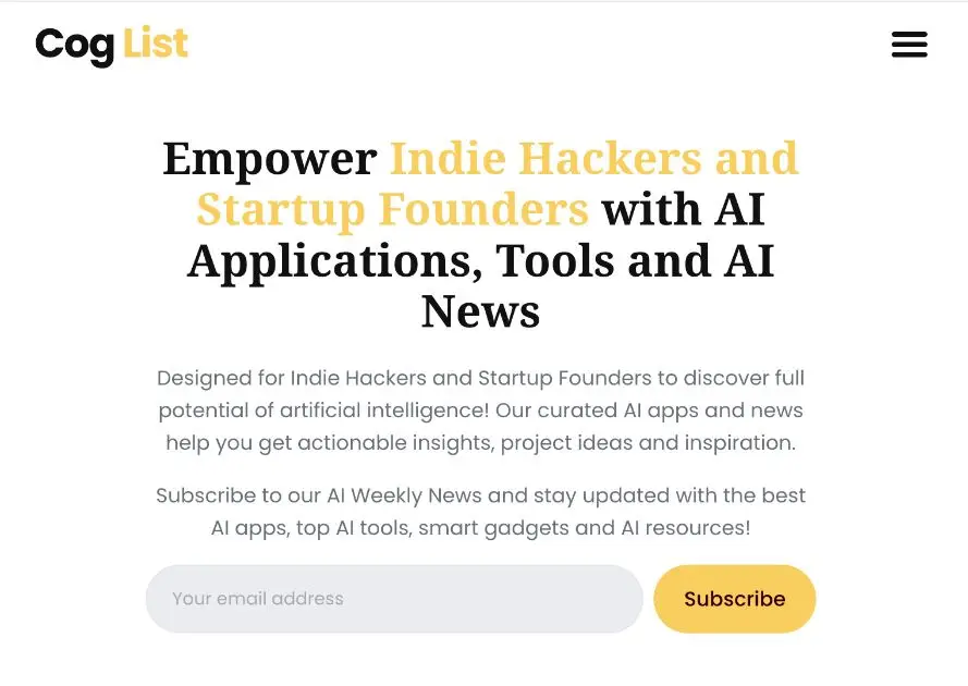 CogList AI product image