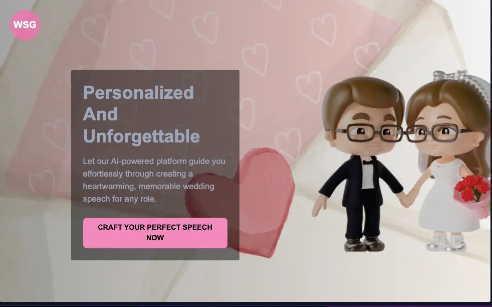 Wedding Speech Genie product image