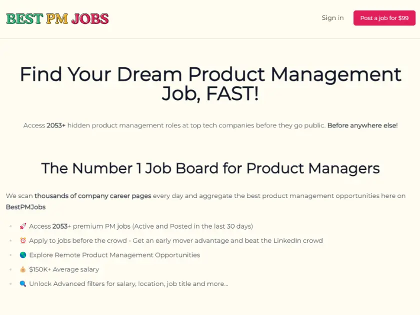 Best PM Jobs product image