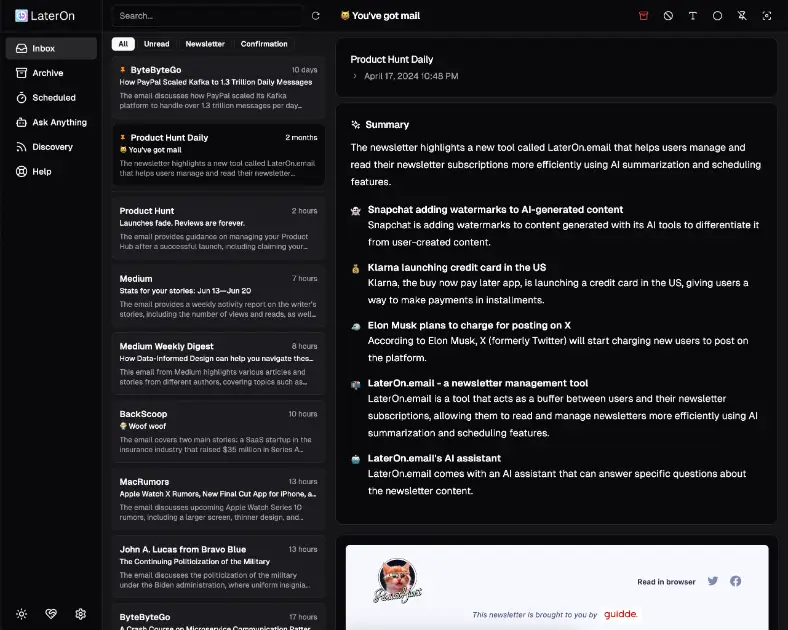 LaterOn product image