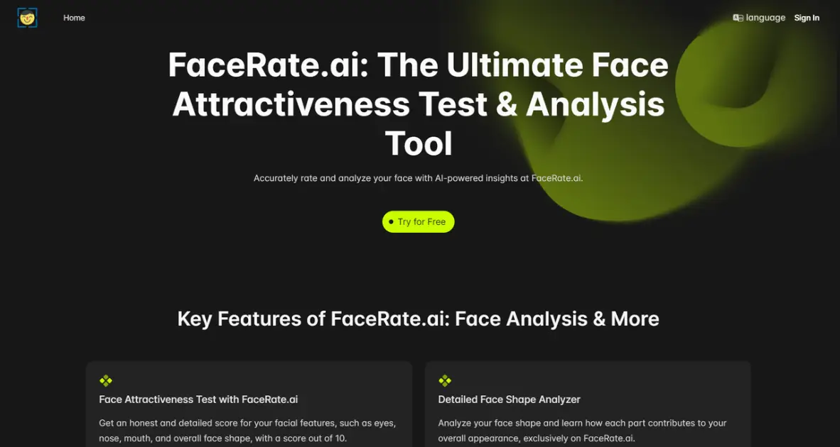 FaceRate.ai product image