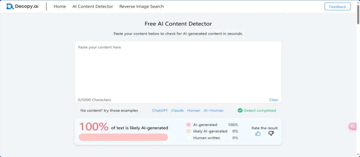 AI Content Detector product image