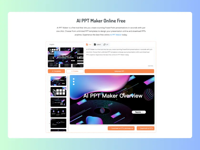 AI PPT Maker product image