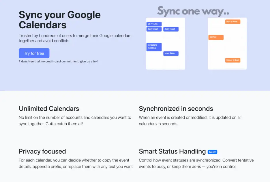 Calensync product image