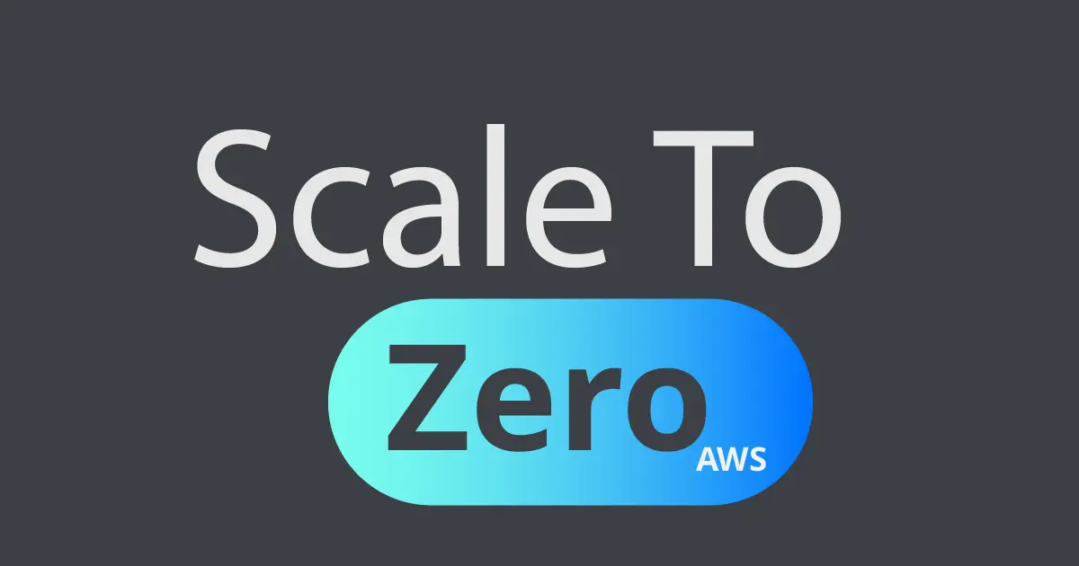 Scale to Zero AWS product image