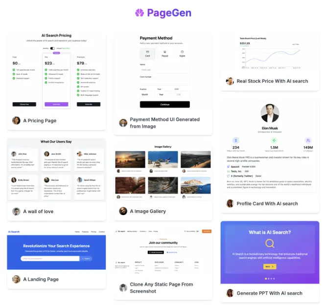 PageGen product image