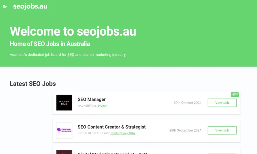 SEO Jobs Australia product image