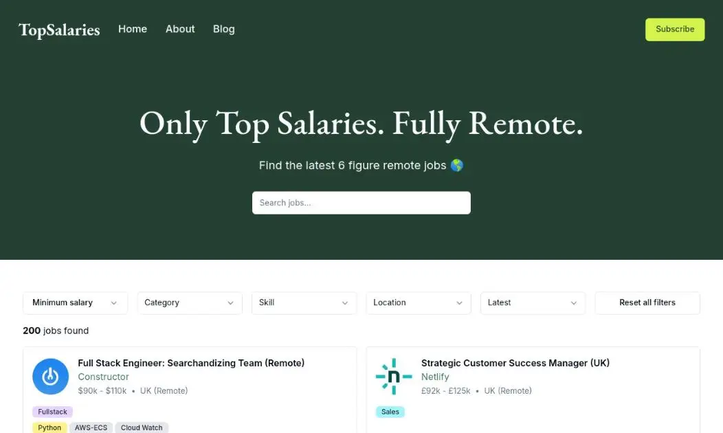 TopSalaries product image