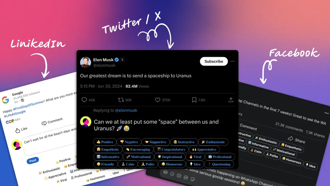 AI Social Replier product image