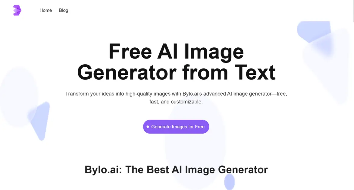 Bylo.ai: Free AI Image Generator product image