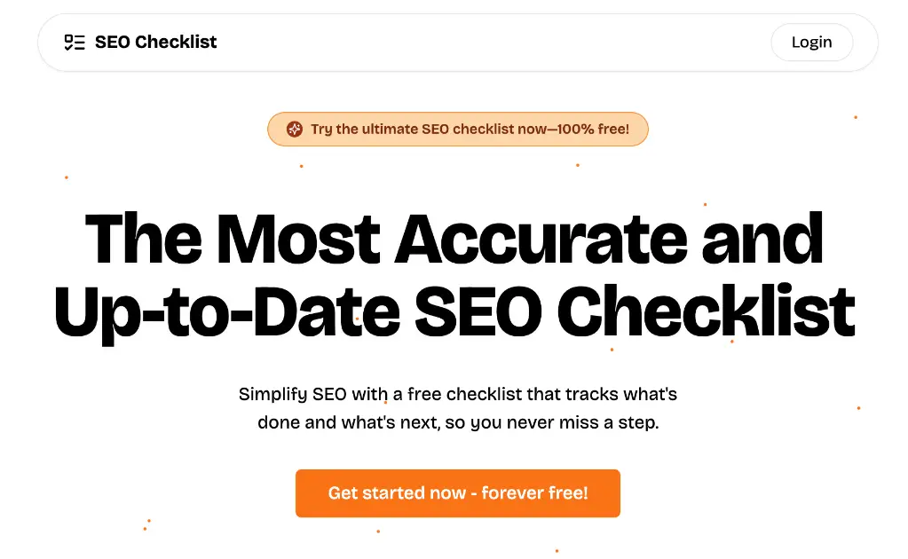 SEO Checklist image number 01