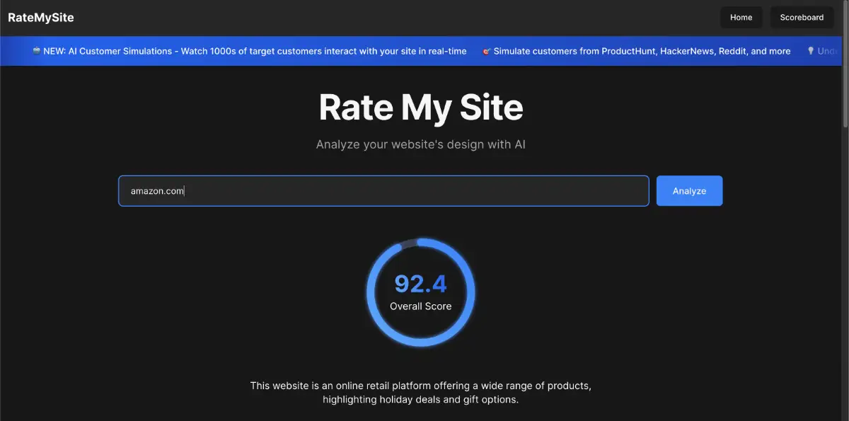 RateMySite product image