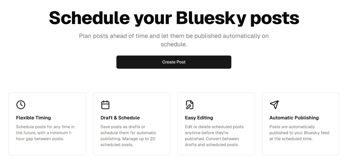 Bluesky Scheduler product image