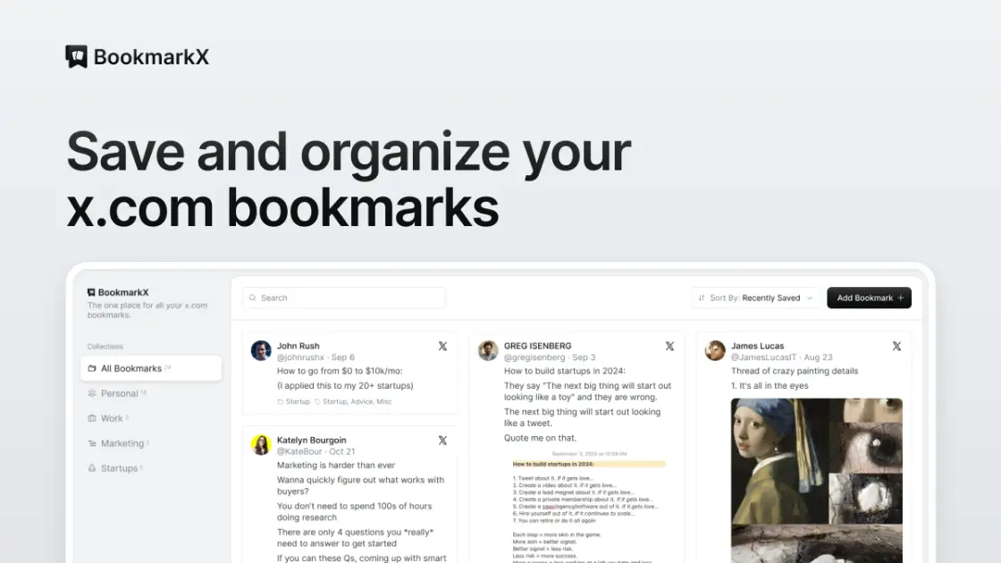 BookmarkX product image