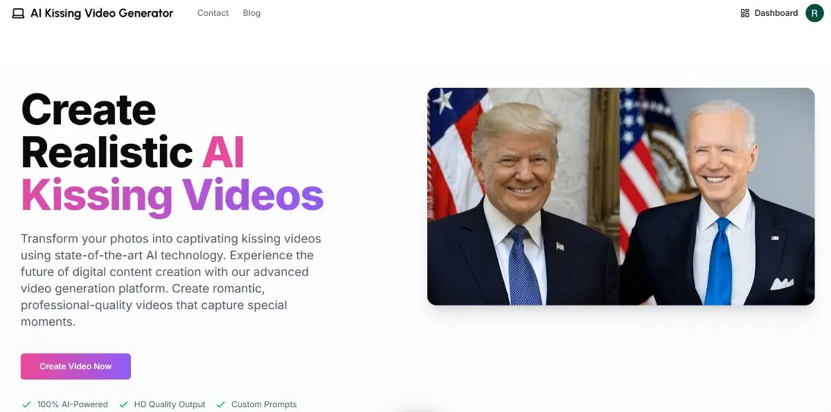 AI Kissing Video product image