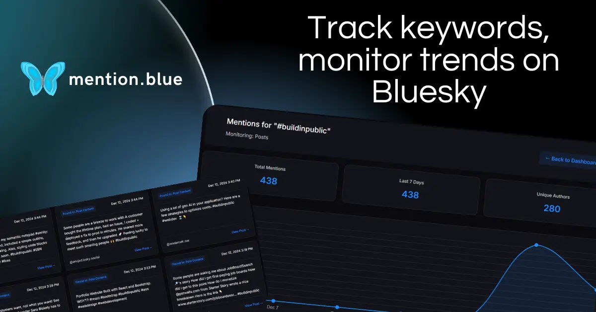 Bluesky Keyword Monitor product image