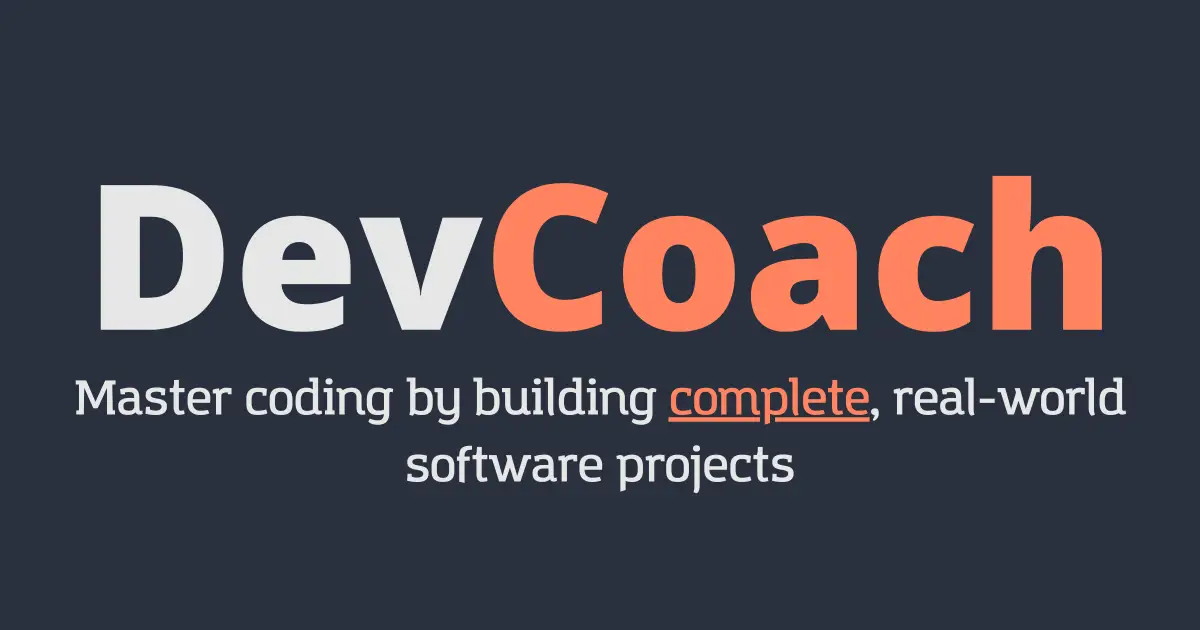 DevCoach product image