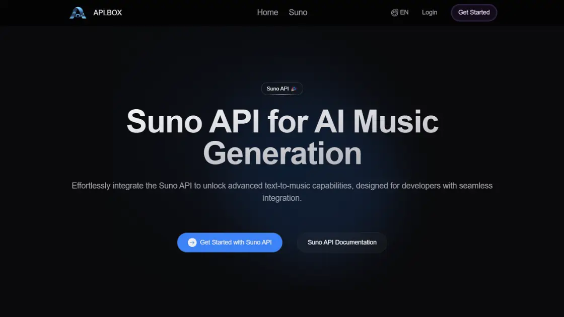 API.box: Unofficial Suno API product image