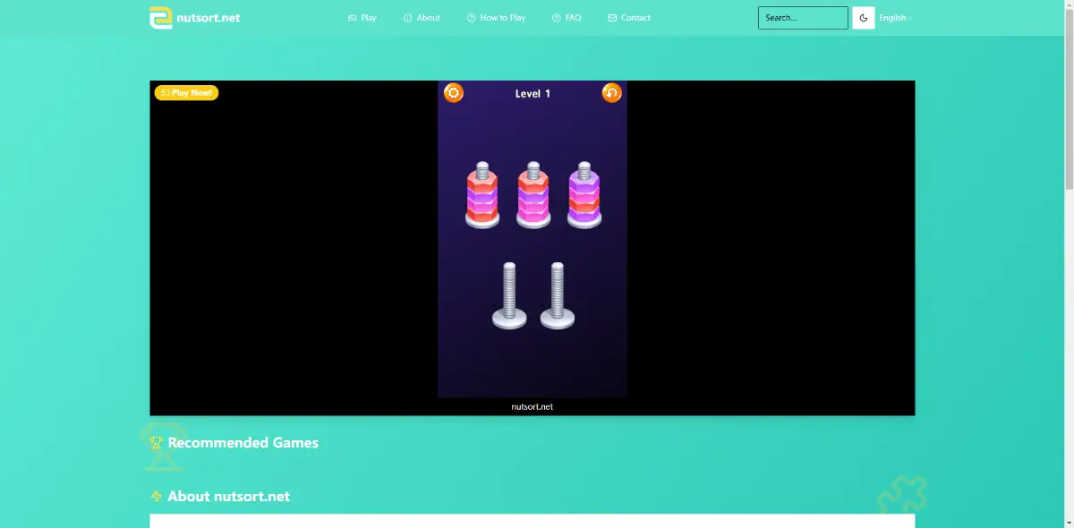 Nut Sorting games product image