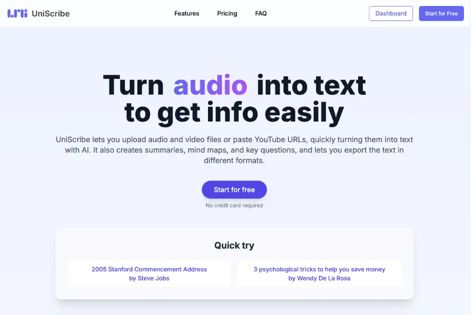 UniScribe product image