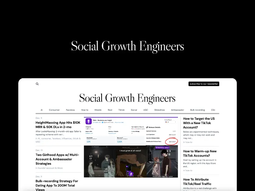 Social Growth Engineers product image