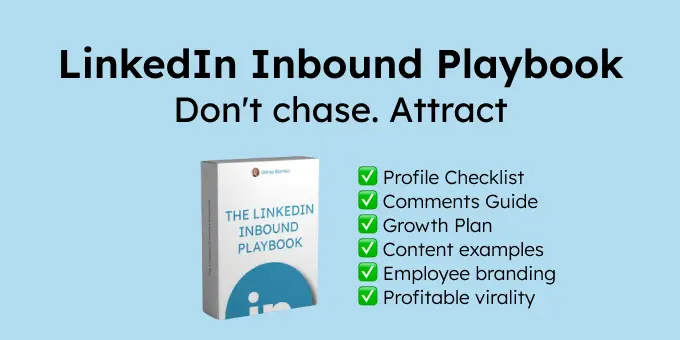 LinkedIn Inbound Playbook product image