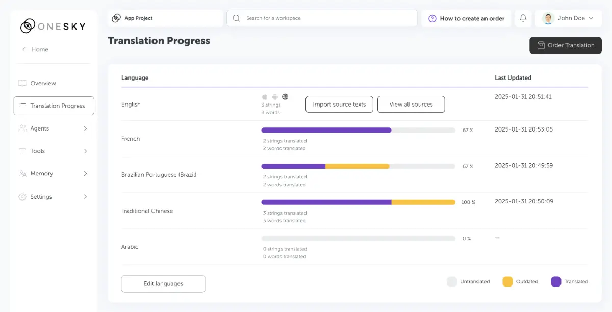 OneSky Localization Agent image number 11