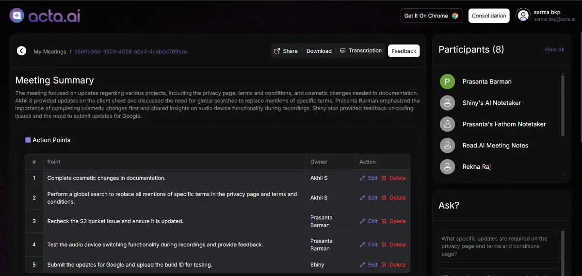 Acta Agent image number 21