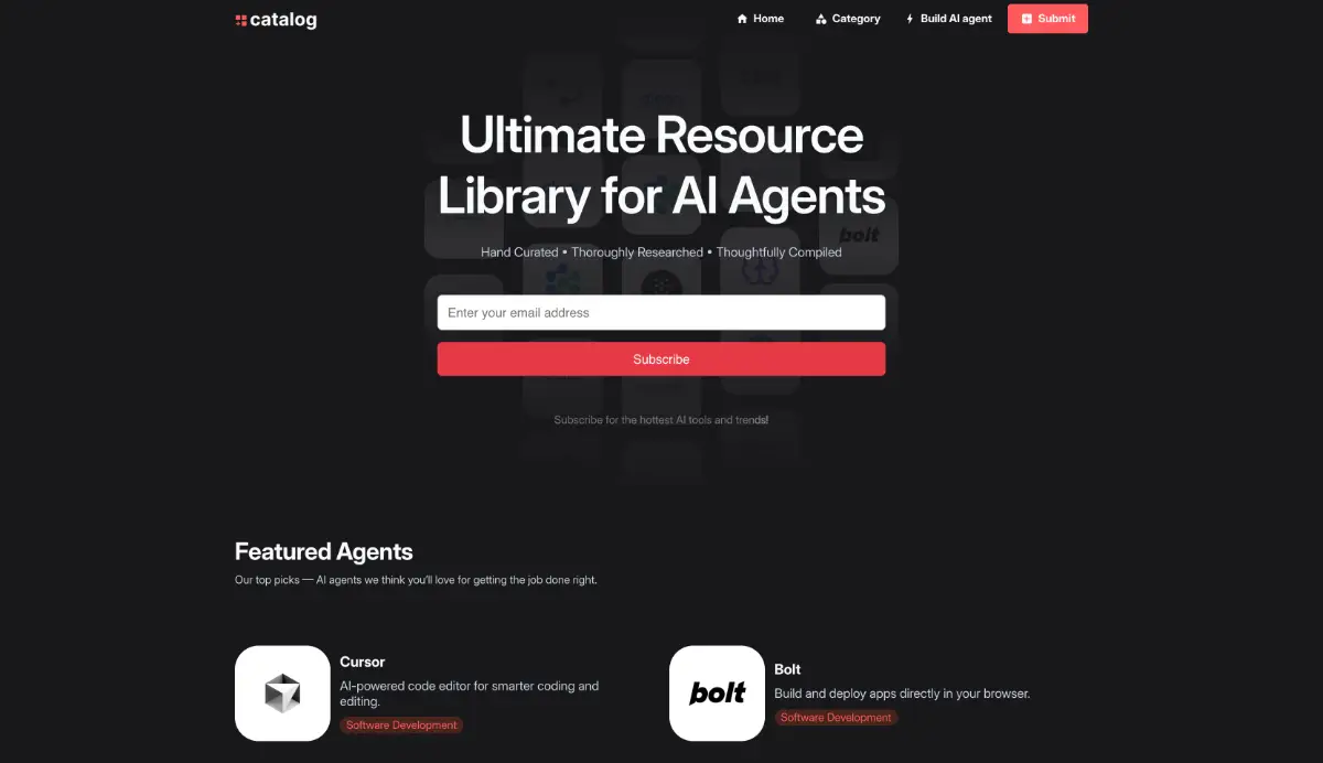 AI Agent Catalog product image