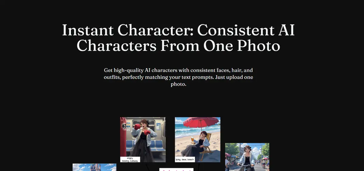 AI Instant Character Generator product image