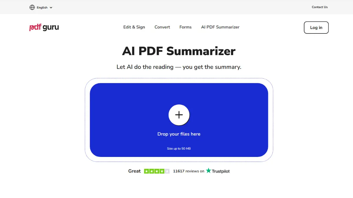 AI PDF Summarizer by PDF Guru product image