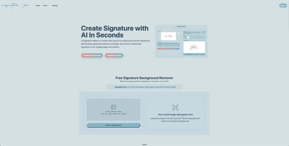 AI Signature Generator image number 01