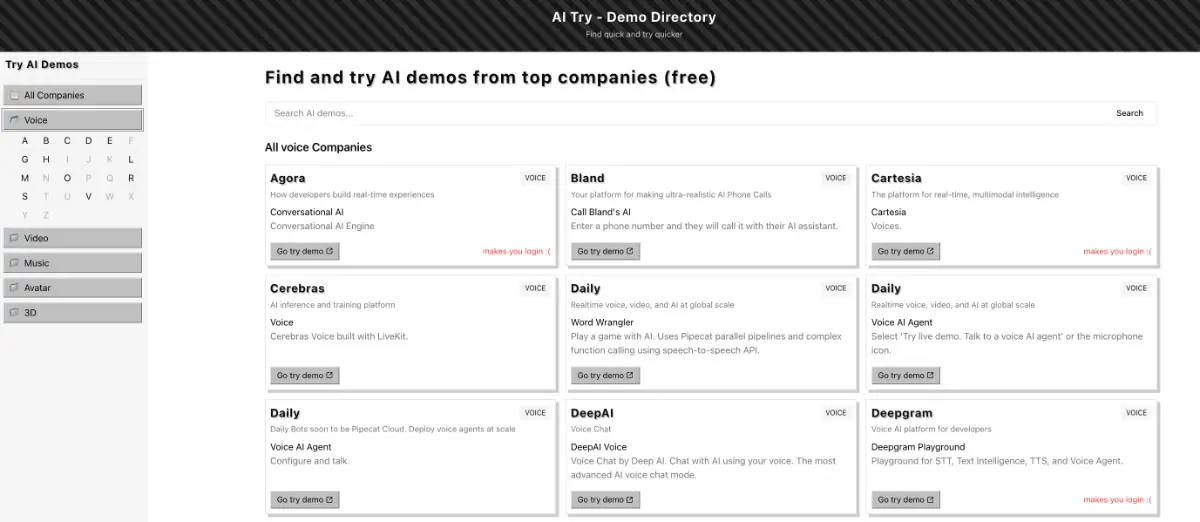 AI Try - Demo Directory image number 21