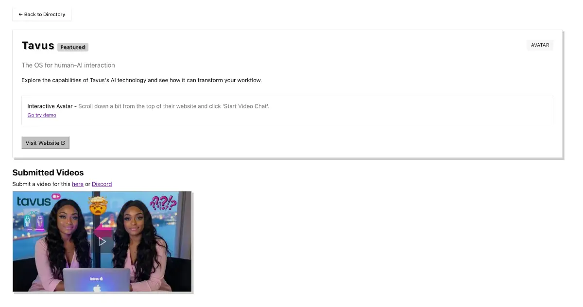 AI Try - Demo Directory image number 11