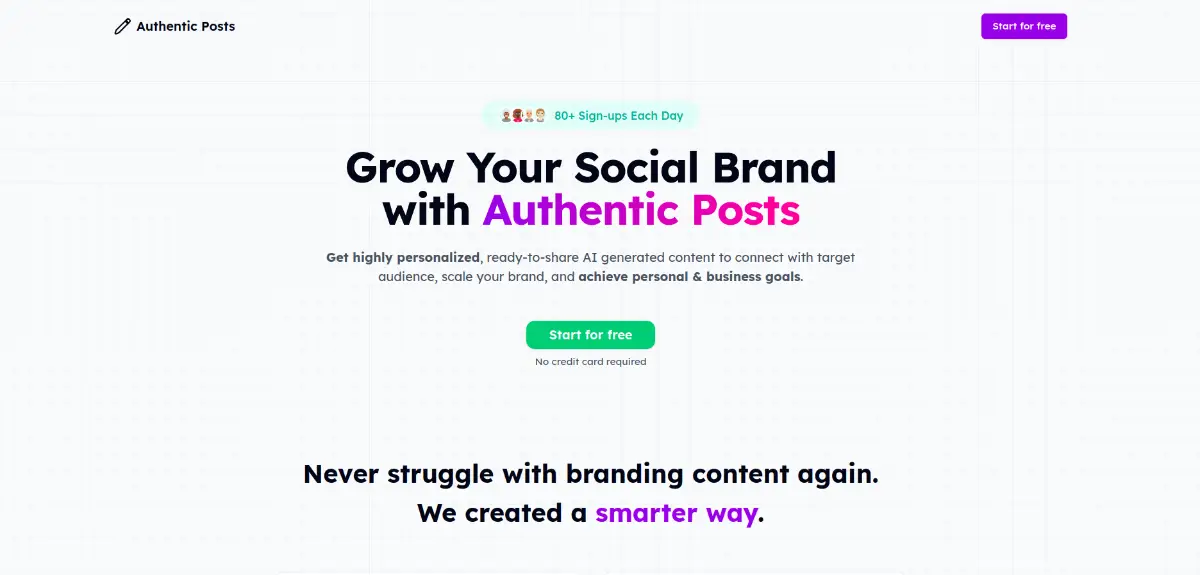 Authentic Posts image number 01