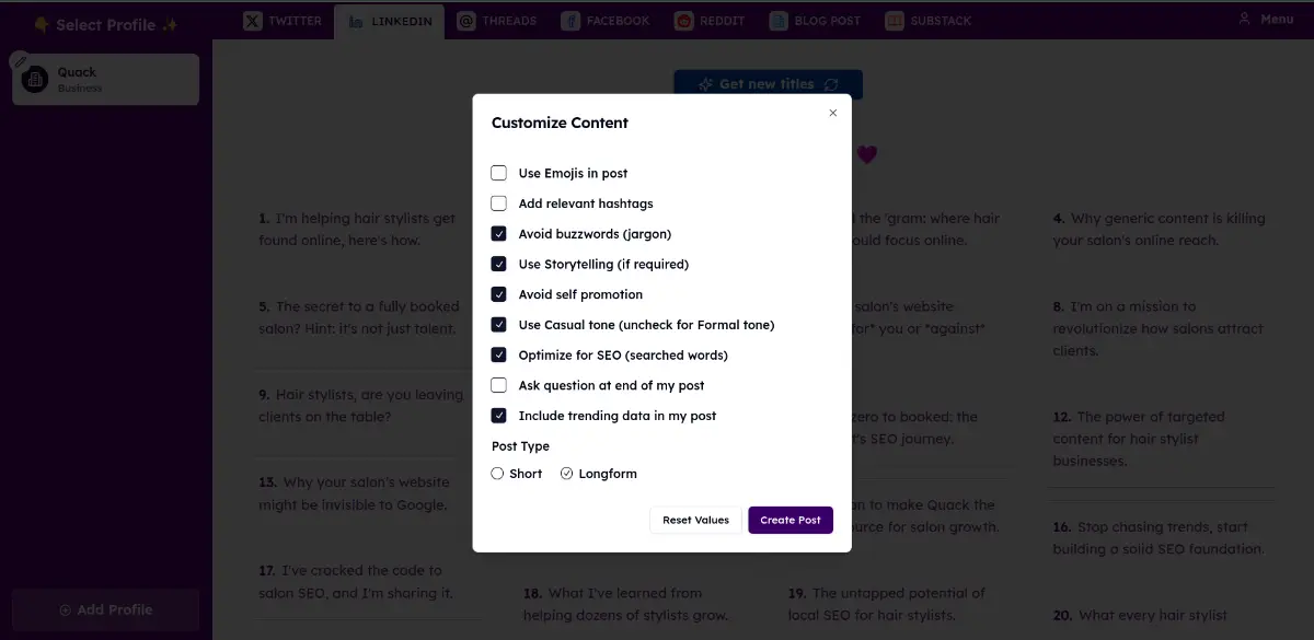 Authentic Posts image number 21