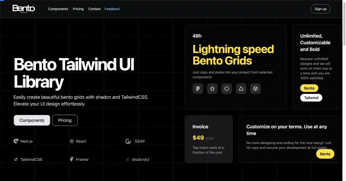 BentoTailwind image number 11