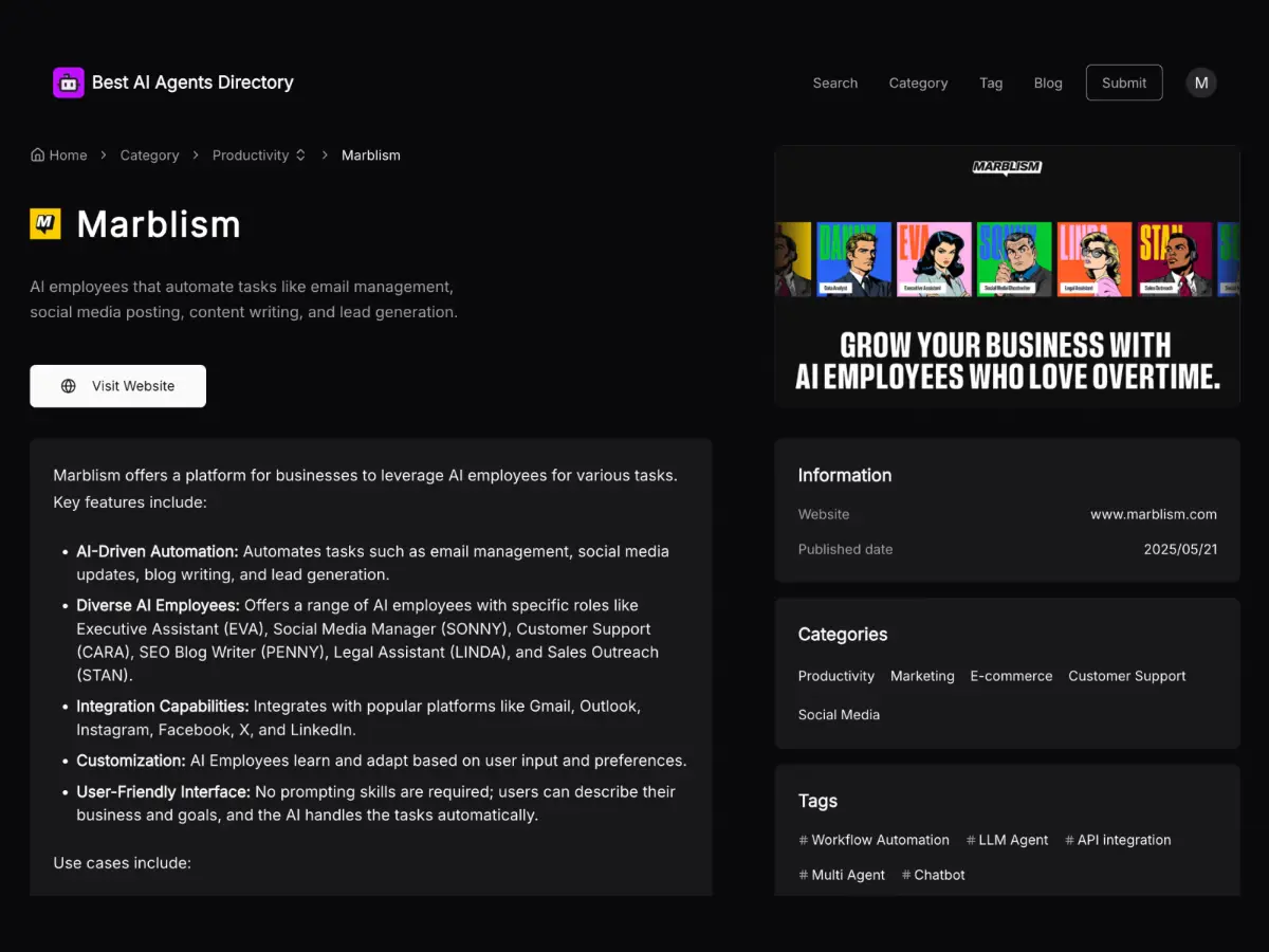 Best AI Agents Directory image number 11