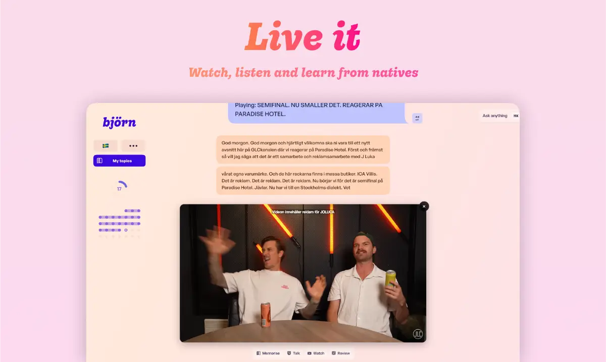 Bjorn - The Method for language learning image number 31