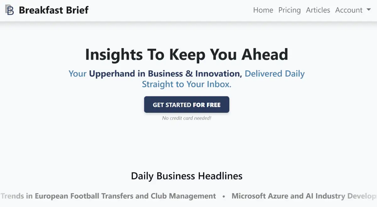 Breakfast Brief image number 01