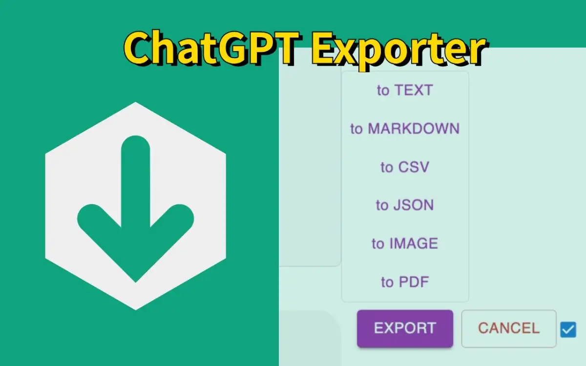 ChatGPT Exporter - ChatGPT to PDF, MD, and more image number 01