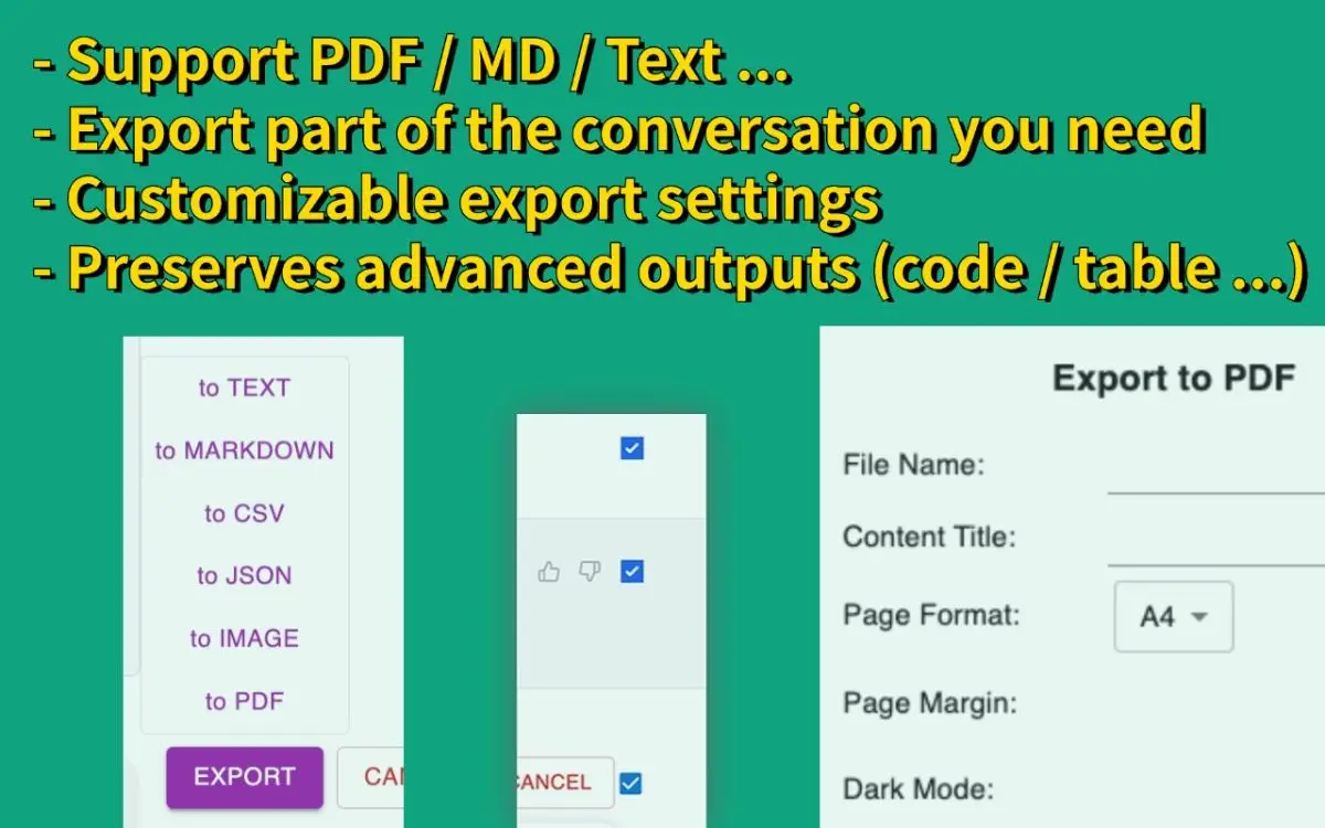 ChatGPT Exporter - ChatGPT to PDF, MD, and more image number 11