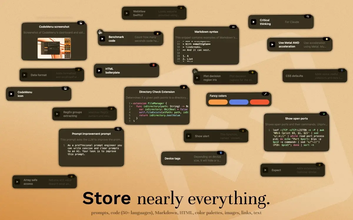 CodeMenu - Snippet Manager image number 21