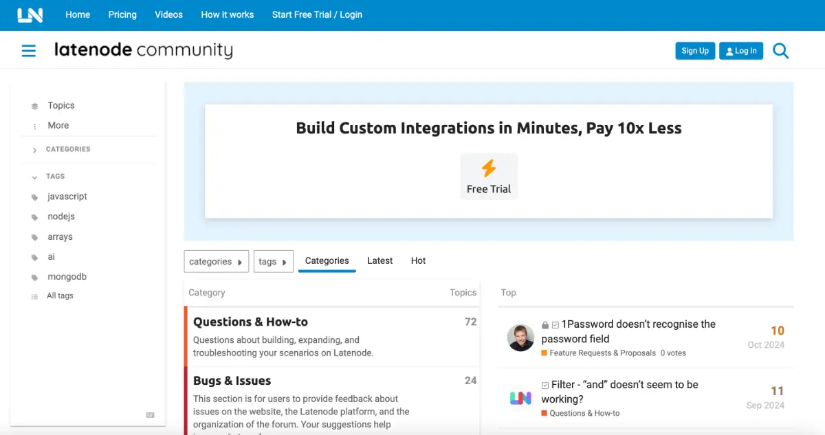 Community Latenode product image