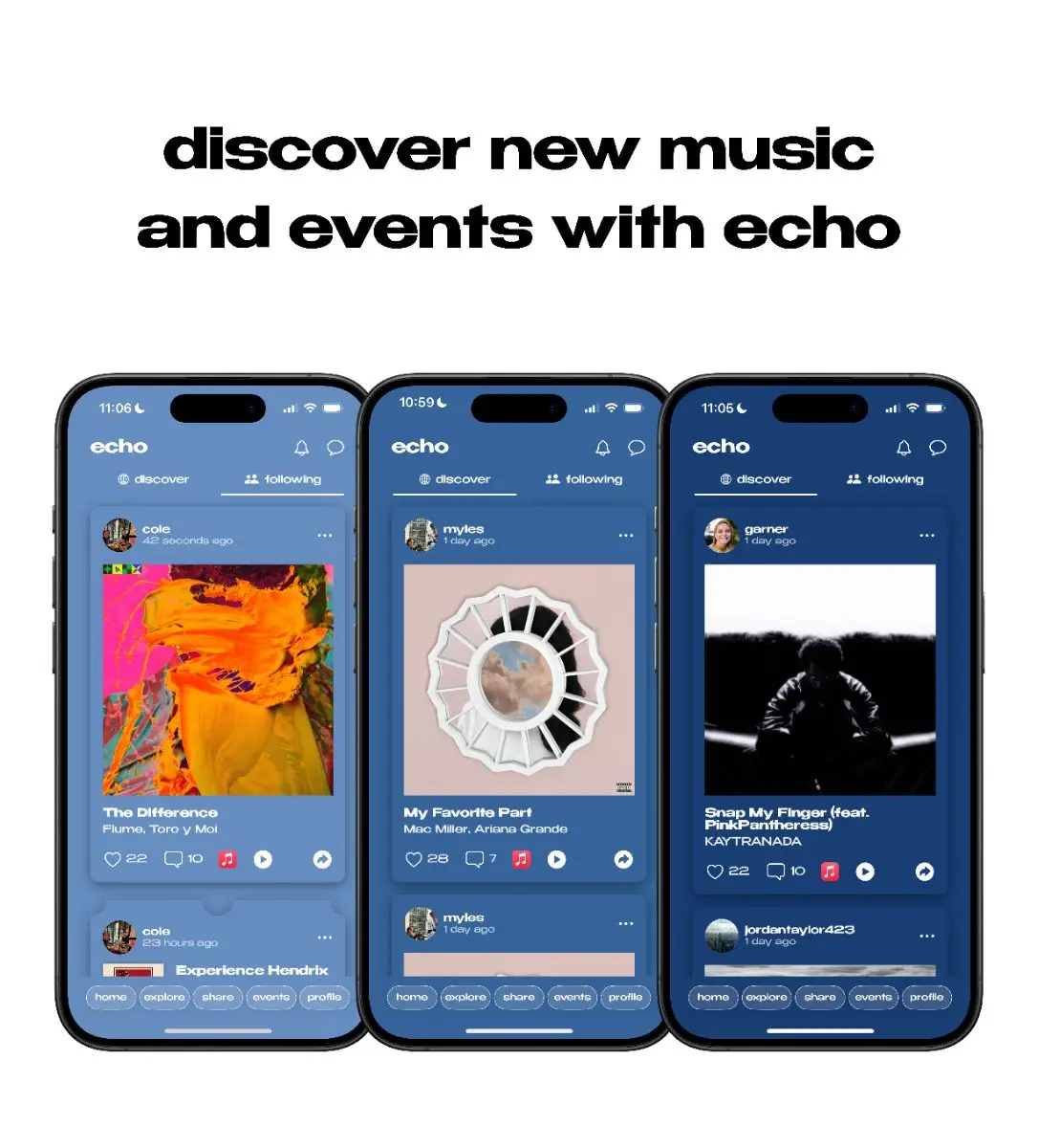 echo: share music product image
