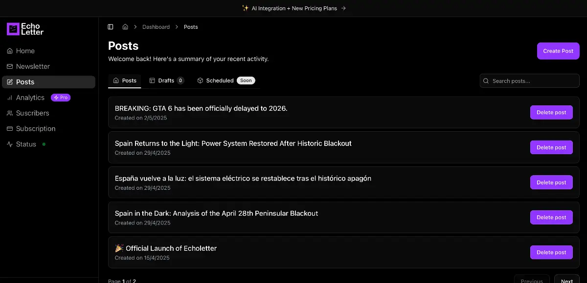 EchoLetter product image