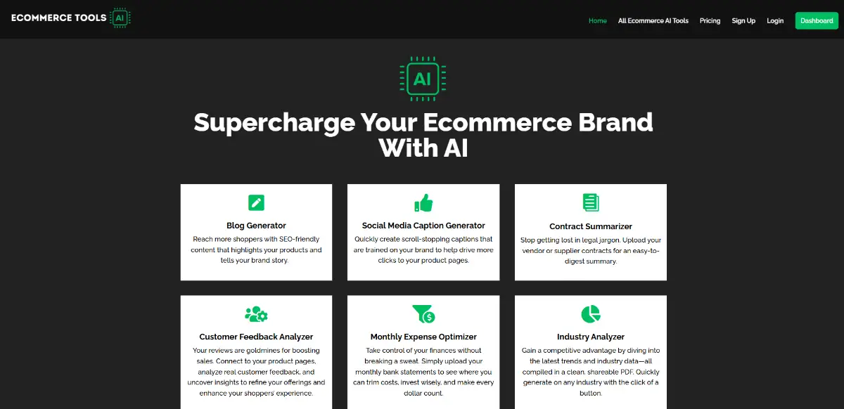 Ecommerce Tools AI product image