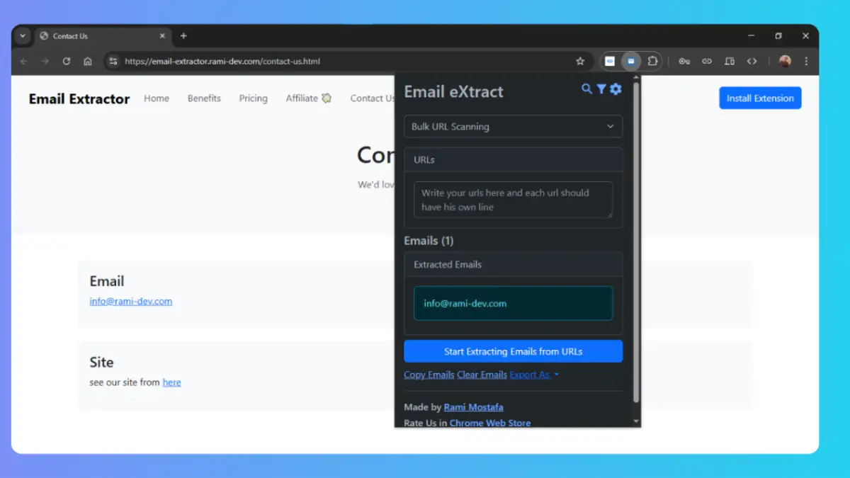 Email eXtract image number 11