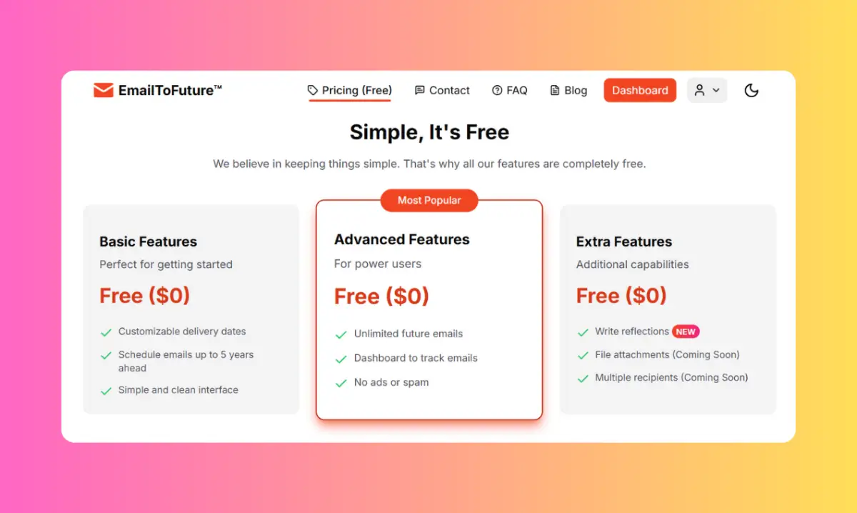 EmailToFuture image number 21