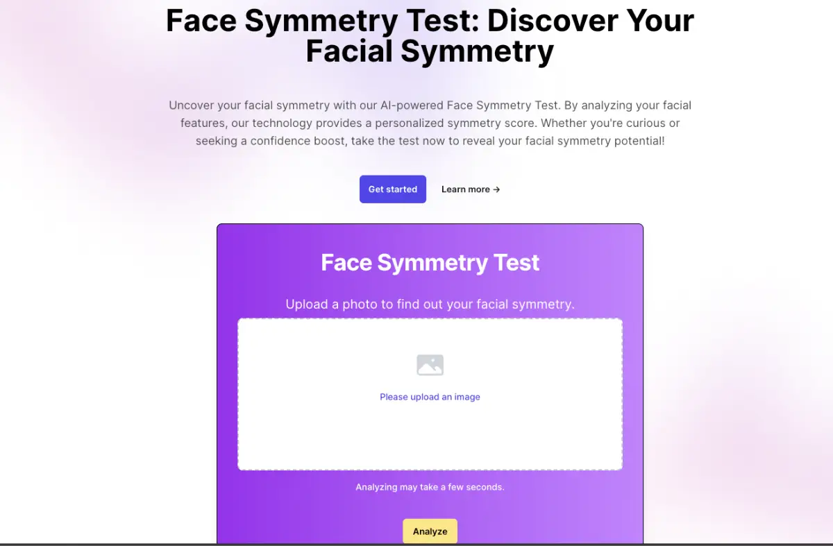 Face Symmetry Test product image